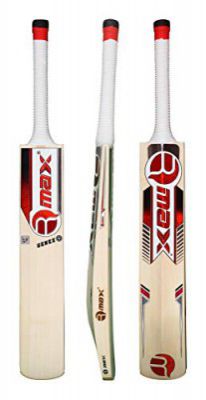 Rmax English Willow Leather Ball Cricket Bat for Beginners to Professionals Players Full Size Bat (Genex)