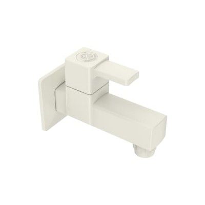 RN PTMT Superior Plastic Faucet Long Body Tap for Kitchen Sink | Tap for Bathroom & Basin Faucet with Flange Wall Mount (Ivory)_RNVIR05A35 | 20mm(3/4") Cartridge
