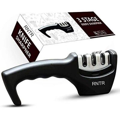 RNTR Knife Sharpener Manual 3 Stage Knife Sharpener
