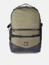 Roadster Unisex Olive Green Discovery Trek Laptop Backpack with Compression Straps...