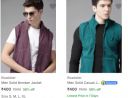 Roadster jackets starting @ ₹400...