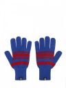 Roadster Men Blue & Red Striped Acrylic Gloves...