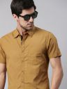 Roadster Men Khaki Regular Fit Solid Sustainable Casual Shirt...