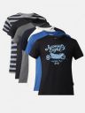 Roadster Men Pack of 6 Pure Cotton T-shirts...