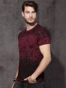 Roadster Men Red All-Over-Printed Round Neck T-shirt...