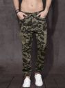 Roadster  Men Slim Fit Green Cotton Blend Trousers...