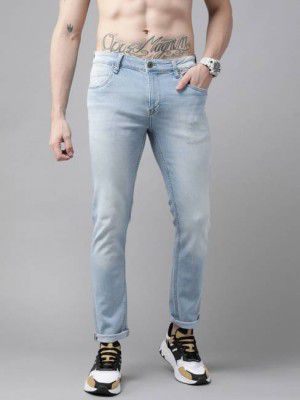 Roadster Men Slim Low Rise Blue Jeans