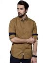 Roadster Men Solid Regular Fit Casual Spread Collar Shirt...