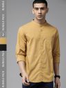 Roadster Men's Pack of 2 Pure Cotton Solid Casual Shirt...