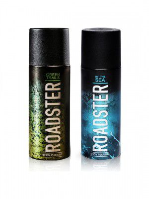 Roadster Set of 2 No Gas Body Spray - By the Sea & Green Trails