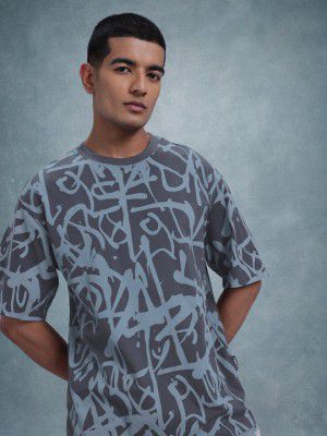 Roadster The Life Co. Printed Relaxed Pure Cotton T-shirt