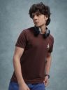 Roadster The Lifestyle Co. Solid T-shirt with Graphic Print Detail...