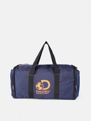 Roadster Unisex Blue Discovery Fold Duffel Bag
