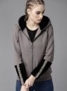Roadster  Women Full Sleeve Color Block Hooded Sweatshirt...