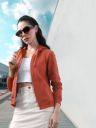 Roadster Women Rust Red Solid Hooded Sweatshirt...