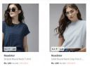 Roadster Women's T-shirts at minimum 70% off...