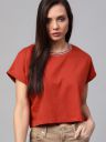 Roadster The Lifestyle Co. Boxy Fit Pure Cotton Cropped T-shirt...