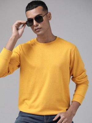 RoadsterThe Lifestyle Co. Men Solid Sweatshirt