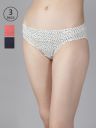 Roadster Women Pack of 3 Basic Cotton Briefs RDST-PRT-BIK-NEW-003...