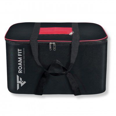 RoamFit Nylon Moisture Proof Underbed Storage Bag For Clothes/Blankets/Saree/Lahenga With Zipper Closure & Handle Size 22x18x12in, Clothes Organizer For Wardrobe, Storage Bags For Wardrobe (Pack Of 1)