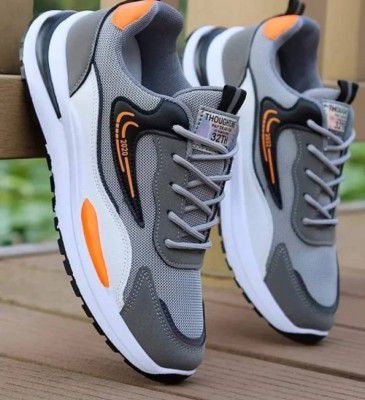 ROASTER Stylish comfort casual, sneakers For Men  (Grey , 10)