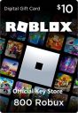 Roblox Gift Card - 800 Robux Or 10$ Roblox Credit ( GIFT CARD CODE ONLY )...