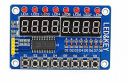 Robocraze Key Display For AVR, Boards compatible | New 8-Bit Digital LED Tube 8-Bit TM1638 Module | Robotics Science Project...