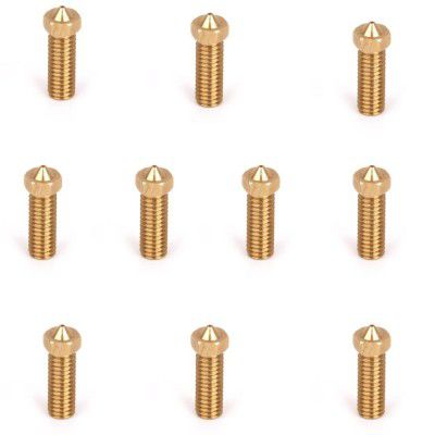 Robocraze V6 Volcano Brass Extruder Nozzle 0.6mm Output 3.0mm Input