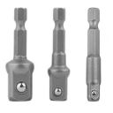 Robodo AZDS2-0XDQSA4 Hex Drive Power Drill Socket Extension Bit Adaptor Set - Pack of 3 Pieces...