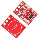 Robodo REDTTP223 Red TTP223 Touch Button Module Capacitor Type Single Channel Self Locking Touch Switch Sensor...
