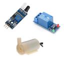 Robotbanao Combo of DC Pump, 1 channel relay and IR sensor...