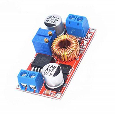 Robotbanao XL4015 5A Cc Cv Lithium Charger Dc-Dc Step Down Adjustable Buck Power Module