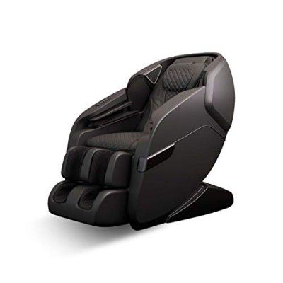 RoboTouch Plastic Echo Pro Zero Gravity Full Body Massage Chair For Home Use. Neck, Shoulder, Back Pain Relief| Body Stretch, Rollers, Heating, Kneading, Back Rest (Black)