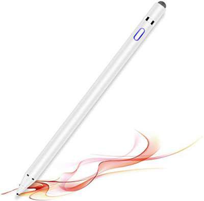Robustrion Active Stylus Pen Rechargeable Pencil Digital Stylus Pen Compatible with Apple iPad/Samsung/Lenovo/Huawei Tablets (No Palm Rejection)