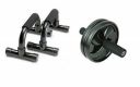 ROCKFIT push up bar with AB roller...