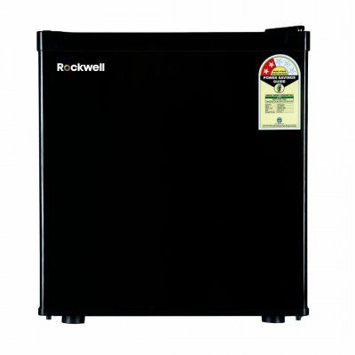 ROCKWELL 47L Mini Fridge with Freezer, 2 Star, 5 Year Warranty | Black