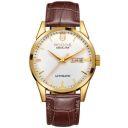 ROCOSJEWE Luxury Automatic Men's Watch – Gold Case...