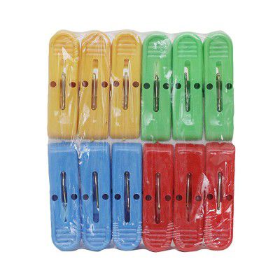 Rokoo More Essentials Plastic Clothes Pegs (Pack of 12)