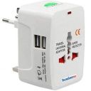 ROMBERSO Dual USB Travel Adapter International All in one Universal Travel Adapter for Word Wide use Travel Plug USA Canada UK Europe and 150 Other Countries 125-250V...