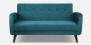 Rome Velvet 3 Seater Sofa in Green Colour By ARRA...