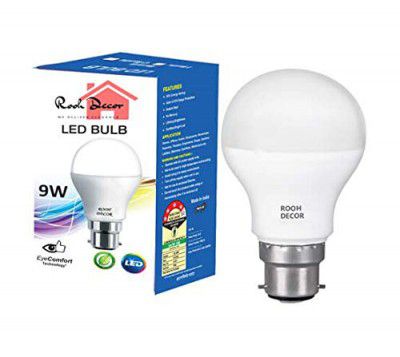 ROOH DECOR 9W b22d LED White Bulb