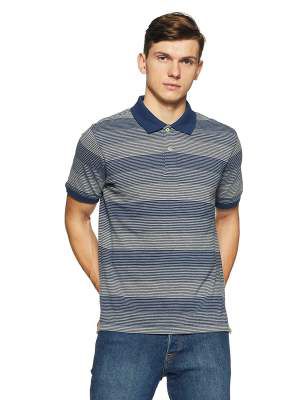 Root by Ruggers by Unlimited Men's Striped Regular Fit T-Shirt