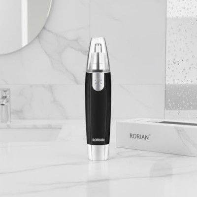RORIAN 3-in-1 Nose, Ear & Eyebrow Hair Trimmer for Men & Women 