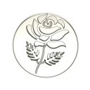 Rose 1 gm 999 Purity Silver Coin...