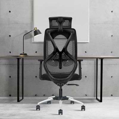 ROSE® Sydney High Back/Mid Back Ergonomic Office Chair Swivel Desk Chair (Black)