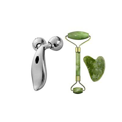 ROSEFAIR 3D Manual Roller Face Body Massager 