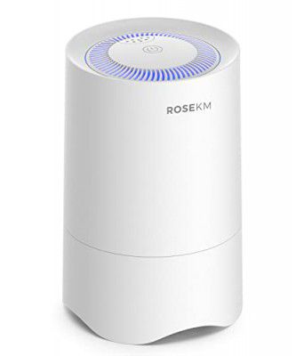 Rosekm Small Air Purifier for Home Bedroom