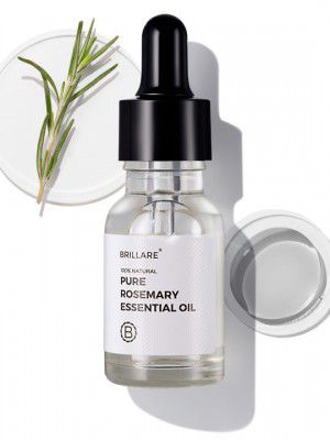 BRILLARE Pure Rosemary Essential Oil for Hair Growth & Scalp Nourishment