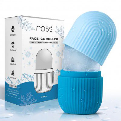 Ross Ice Roller For Face, Neck and Body | For Puffy Eyes and Facial Skin Care, Ice Facial Cube (Random Color)