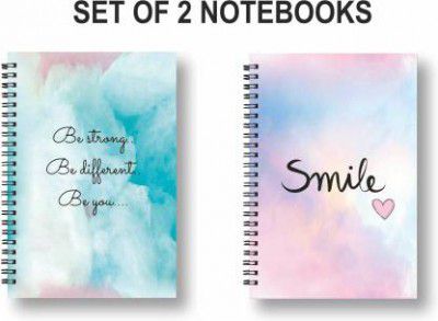 ROT RIX combo of 2 Notebooks A5 Diary Ruled 144 Pages  (Multicolor, Pack of 2)